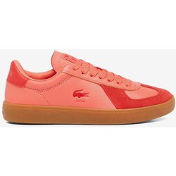 Lacoste Baseshot Pro Leather Colour Damen Sneaker rot/braun - 39