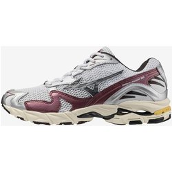 Mizuno Wave Rider 10 Sportstyle Sneaker grau/rot - 44