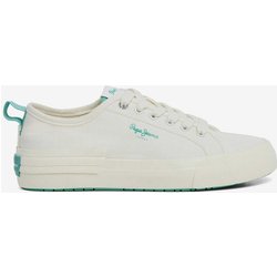 Pepe Jeans Allen Band Damen Sneaker weiß/türkis - 38