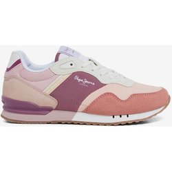 Pepe Jeans London Urban Damen Sneaker rosa/lila/cremeweiß - 36