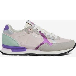 Pepe Jeans Brit Print Damen Sneaker rosa/lila/grau - 36