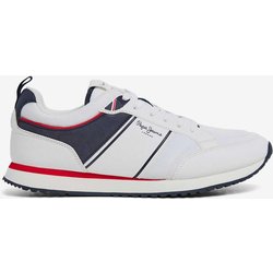 Pepe Jeans Dublin Brand Sneaker weiß/blau/rot - 44