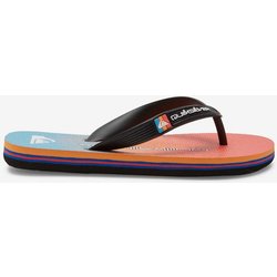 Quiksilver Molokai Art Beach Jungen Flip-Flops orange/blau - 39