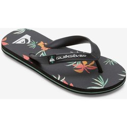 Quiksilver Molokai Art Beach Jungen Flip-Flops schwarz/orange/grün - 37