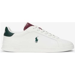 Ralph Lauren Heritage Court II Leder Logo Sneaker schwarz/grün - 39