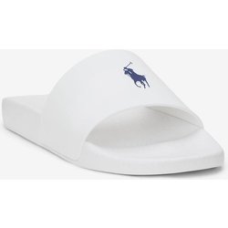 Ralph Lauren Signature Pony Badesandalen weiß/blau - 40