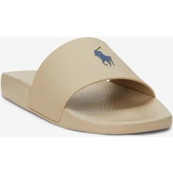 Ralph Lauren Signature Pony Badesandalen beige/blau - 40