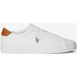 Ralph Lauren Longwood Tumbled Sneaker weiß/braun - 44