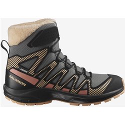 Salomon XA Pro V8 Winter ClimaSalomon Waterproof Kinder Stiefel dunkelgrau braun - 31