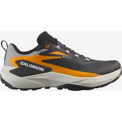 Salomon Genesis GORE-TEX Trailrunningschuhe schwarz/orange/grau - 44(2/3)