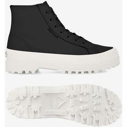 Superga 2341 Alpina Nappa Stiefel schwarz/weiß - 36