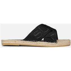 Superdry Cross Strap Damen Sandalen schwarz - 38