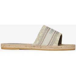 Superdry Overlay Logo Damen Sandalen weiß/beige - 37