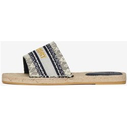 Superdry Overlay Logo Damen Sandalen marineblau/weiß - 37