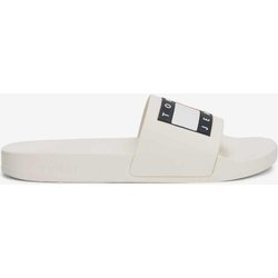 Tommy Jeans Pool Slide Essential Badesandalen weiß - 44