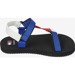 Sandalen Tommy Jeans Stripes schwarz blau rot - 40