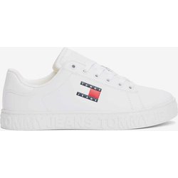Tommy Jeans Logo Outsole Damen Sneaker schneeweiß - 36