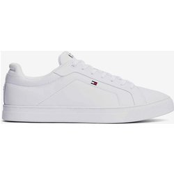 Tommy Hilfiger Icon Court Leather Flag Sneaker reinweiß - 41