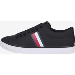 Tommy Hilfiger Vulc Low Core Sneaker pechschwarz/weiß/rot - 40