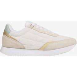 Tommy Hilfiger Essential Runner Damen Sneaker beige/hellblau - 36