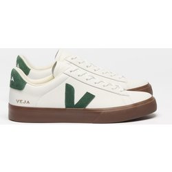 Veja Campo Leather Sneaker weiß/grün/braun - 41