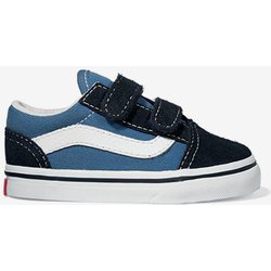 Vans Old Skool V Baby Sneaker dunkelblau/weiß - 18