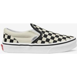 Vans Checkboard Classic Slip On Kinder Sneaker weiß/pechschwarz - 31.5