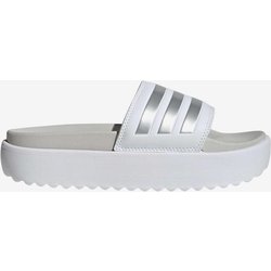 adidas Adilette Platform Damen Badesandalen weiß/grau - 44.5