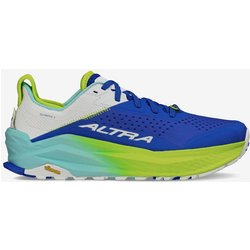Altra Olympus 6 Trailrunningschuhe blau/limettengrün - 44.5
