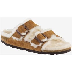 Birkenstock Shealing Narrow Sandalen braun/weiß - 36