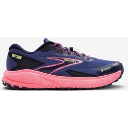 Brooks Divide 5 Medium GORE-TEX Damen Trailrunningschuhe dunkelblau/rosa - 37.5