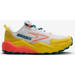 Brooks Caldera 8 Medium Damen Trailrunningschuhe weiß/gelb/rosa - 36.5