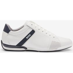 BOSS Low Logo Sneaker weiß/blau - 40