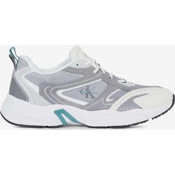 Calvin Klein Jeans Retro Tennis Sneaker weiß/grau - 44