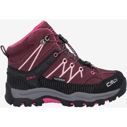 CMP Kids Rigel Mid WaterProof Kinder Wanderschuhe lila/schwarz/rosa - 28