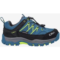 CMP Rigel Low WaterProof Kinder Trekkingschuhe blau/schwarz/neongrün - 28