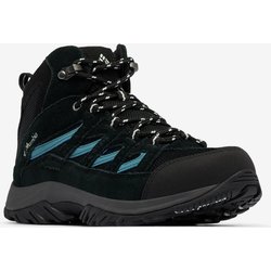 Columbia Crestwood Mid Waterproof Damen Wanderschuhe asphaltschwarz/blau - 41