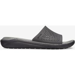 Crocs LiteRide Slide schwarz/grau - 36-37