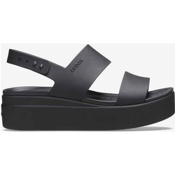 Crocs Brooklyn Low Wedge Damen Sandalen schwarz - 41-42