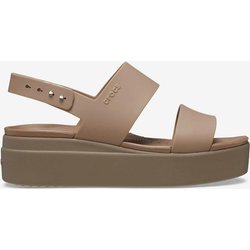 Crocs Brooklyn Low Wedge Damen Sandalen beige - 39-40