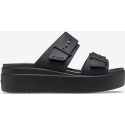 Crocs Brooklyn Low Damen Sandalen schwarz - 41-42