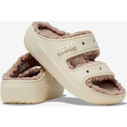 Crocs Classic Cozzzy Sandalen hellbraun - 41-42