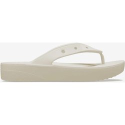 Crocs Classic Platform Damen Flip-Flops hellbeige - 41-42
