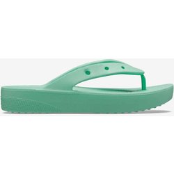 Crocs Classic Platform Flip Damen Flip-Flops grün - 36-37