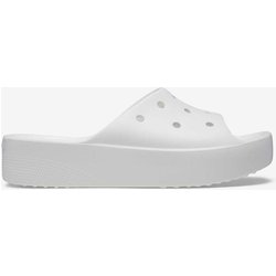 Crocs Classic Platform Slide Damen Badesandalen weiß - 41-42