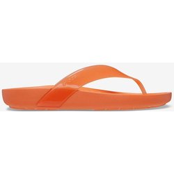 Crocs Splash Glossy Flip Persimmon Damen Flip-Flops orange - 34-35