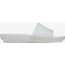 Crocs Splash Glossy Slide Damen Badesandalen weiß - 36-37