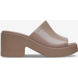 Crocs Brooklyn Slide High Shine Heel Damen Sandalen rosa - 41-42