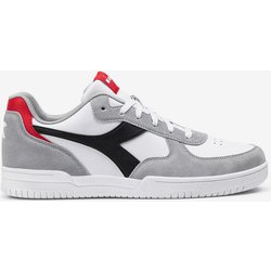 Diadora Raptor Low SL Sneaker hellgrau/weiß/rot - 40