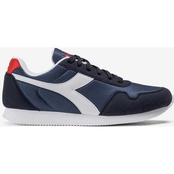 Diadora Simple Run Sneaker blau/rot/weiß - 44